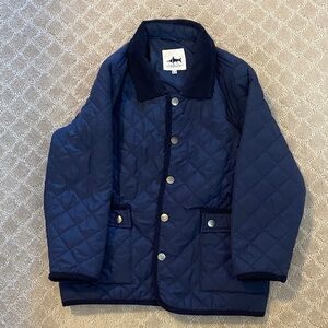 Children's Quilted Navy Jacket
